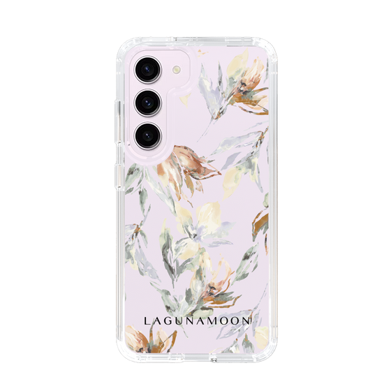 Slim Protection Case［ LAGUNAMOON - NuanceFlower - Clear ］