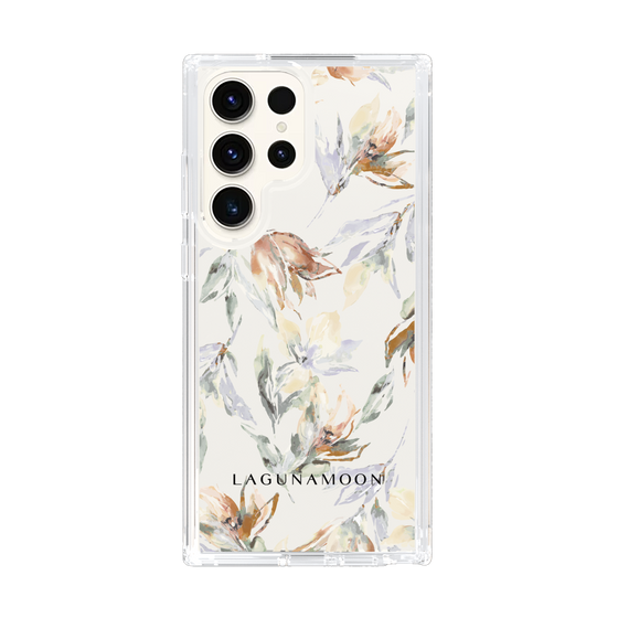 Slim Protection Case［ LAGUNAMOON - NuanceFlower - Clear ］