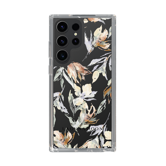 Slim Protection Case［ LAGUNAMOON - NuanceFlower - Clear ］