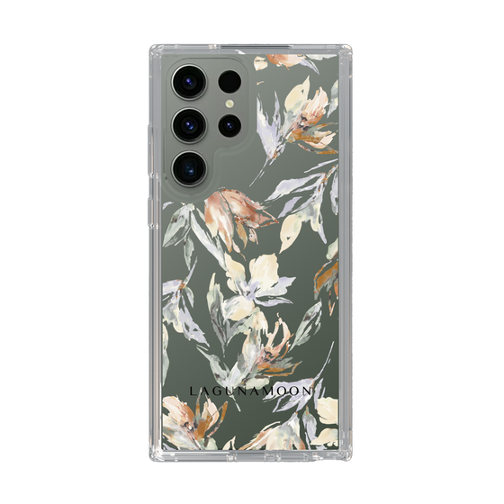 Slim Protection Case［ LAGUNAMOON - NuanceFlower - Clear ］