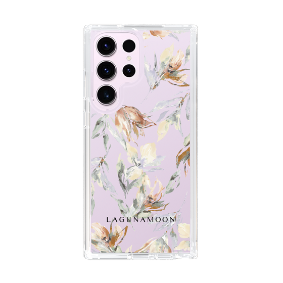 Slim Protection Case［ LAGUNAMOON - NuanceFlower - Clear ］