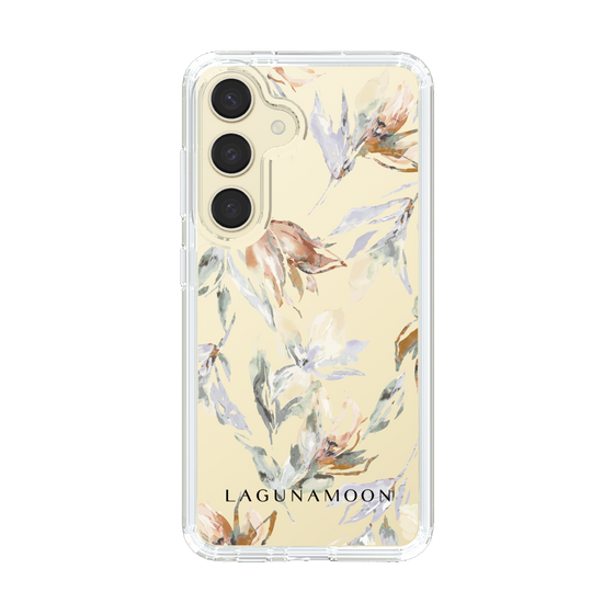 Slim Protection Case［ LAGUNAMOON - NuanceFlower - Clear ］