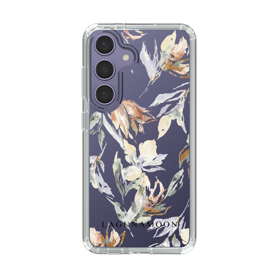 Slim Protection Case［ LAGUNAMOON - NuanceFlower - Clear ］