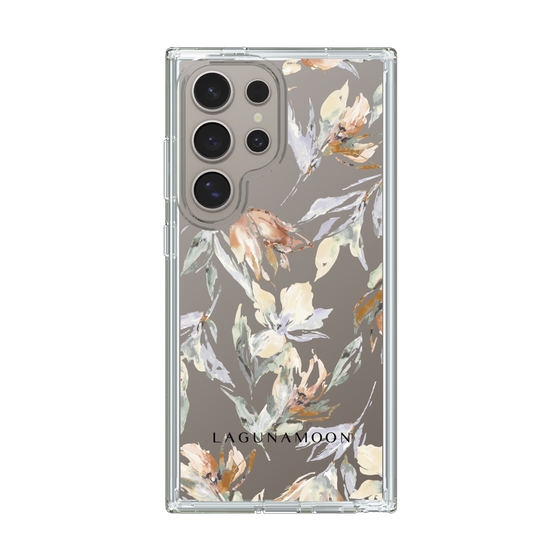 Slim Protection Case［ LAGUNAMOON - NuanceFlower - Clear ］