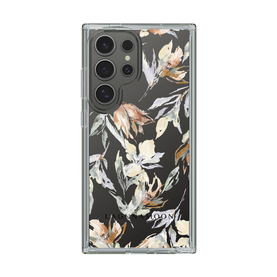 Slim Protection Case［ LAGUNAMOON - NuanceFlower - Clear ］