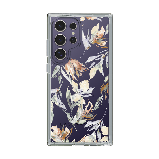Slim Protection Case［ LAGUNAMOON - NuanceFlower - Clear ］