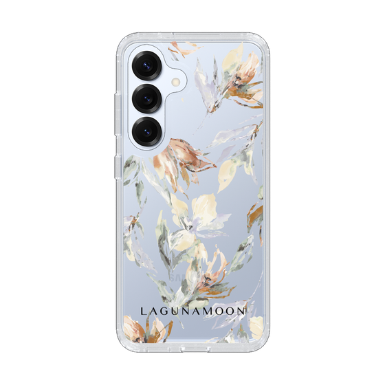 Slim Protection Case［ LAGUNAMOON - NuanceFlower - Clear ］