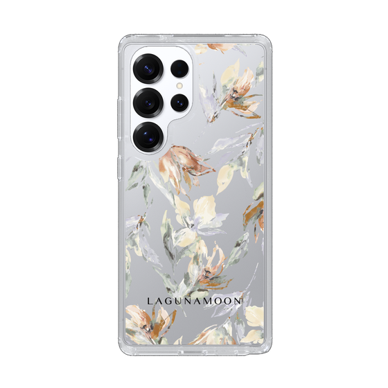 Slim Protection Case［ LAGUNAMOON - NuanceFlower - Clear ］