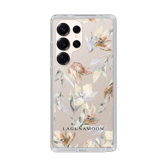 Slim Protection Case［ LAGUNAMOON - NuanceFlower - Clear ］