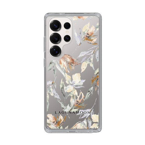 Slim Protection Case［ LAGUNAMOON - NuanceFlower - Clear ］