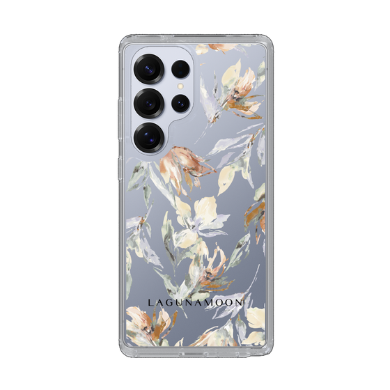 Slim Protection Case［ LAGUNAMOON - NuanceFlower - Clear ］