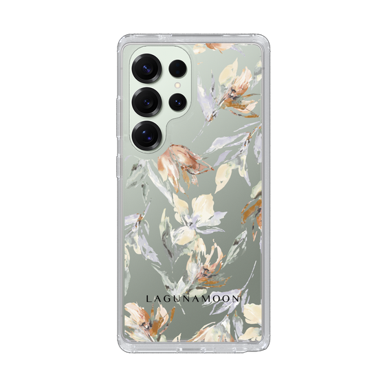 Slim Protection Case［ LAGUNAMOON - NuanceFlower - Clear ］