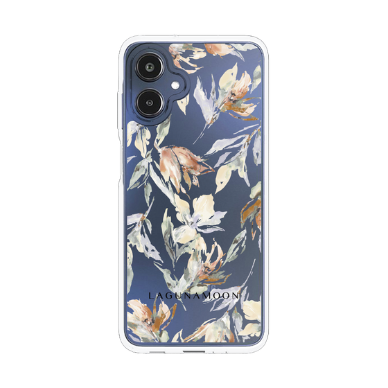 Slim Protection Case［ LAGUNAMOON - NuanceFlower - Clear ］