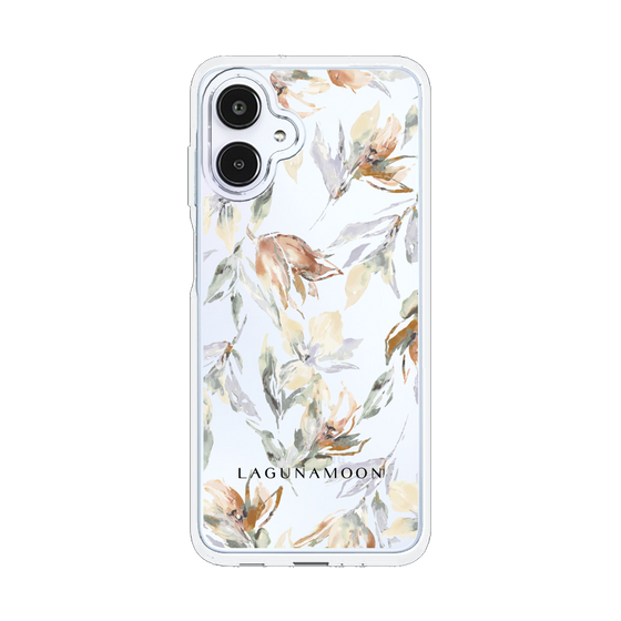 Slim Protection Case［ LAGUNAMOON - NuanceFlower - Clear ］