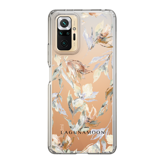 Slim Protection Case［ LAGUNAMOON - NuanceFlower - Clear ］