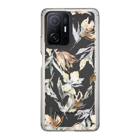 Slim Protection Case［ LAGUNAMOON - NuanceFlower - Clear ］