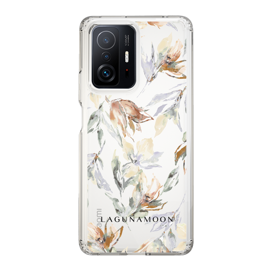 Slim Protection Case［ LAGUNAMOON - NuanceFlower - Clear ］