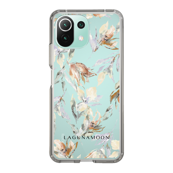 Slim Protection Case［ LAGUNAMOON - NuanceFlower - Clear ］