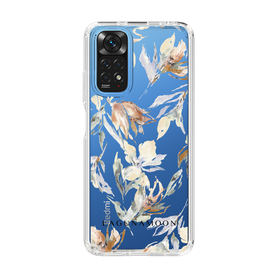 Slim Protection Case［ LAGUNAMOON - NuanceFlower - Clear ］
