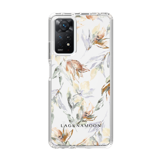 Slim Protection Case［ LAGUNAMOON - NuanceFlower - Clear ］