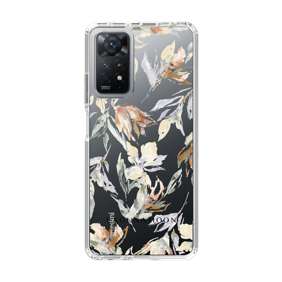 Slim Protection Case［ LAGUNAMOON - NuanceFlower - Clear ］