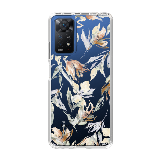 Slim Protection Case［ LAGUNAMOON - NuanceFlower - Clear ］