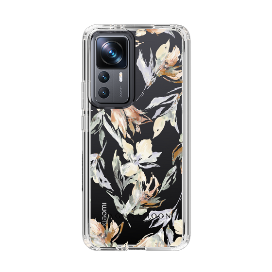 Slim Protection Case［ LAGUNAMOON - NuanceFlower - Clear ］