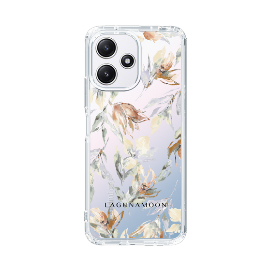 Slim Protection Case［ LAGUNAMOON - NuanceFlower - Clear ］