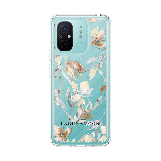 Slim Protection Case［ LAGUNAMOON - NuanceFlower - Clear ］