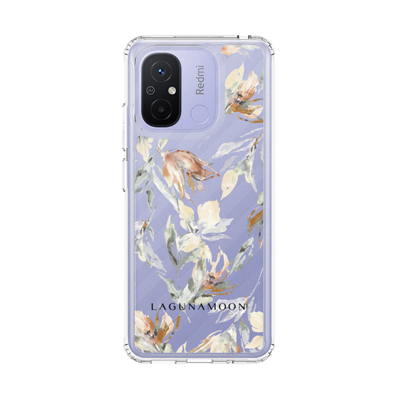 Slim Protection Case［ LAGUNAMOON - NuanceFlower - Clear ］