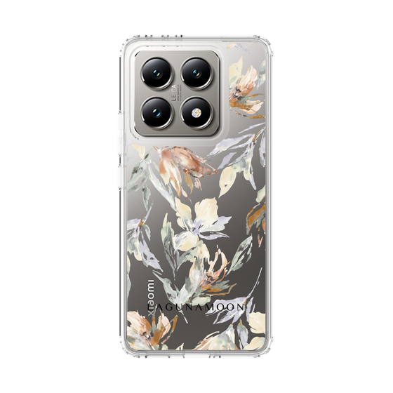 Slim Protection Case［ LAGUNAMOON - NuanceFlower - Clear ］