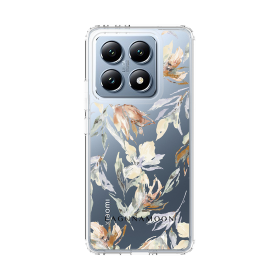 Slim Protection Case［ LAGUNAMOON - NuanceFlower - Clear ］