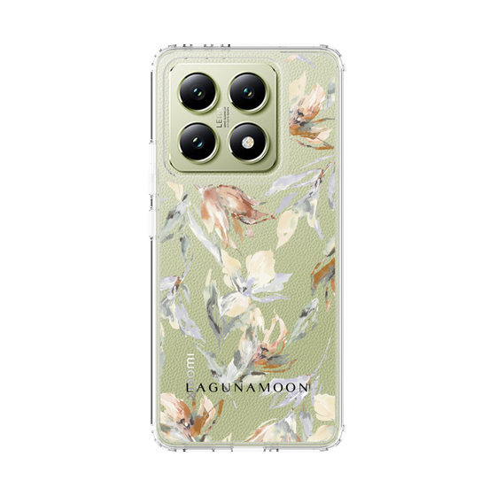 Slim Protection Case［ LAGUNAMOON - NuanceFlower - Clear ］