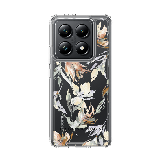 Slim Protection Case［ LAGUNAMOON - NuanceFlower - Clear ］