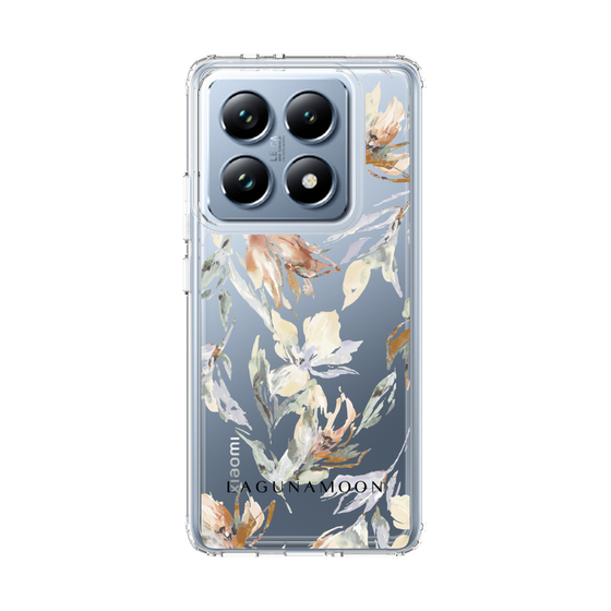 Slim Protection Case［ LAGUNAMOON - NuanceFlower - Clear ］