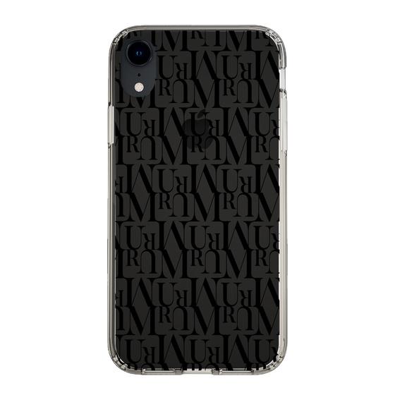 Slim Protection Case［ MURUA - Monogram - Black ］