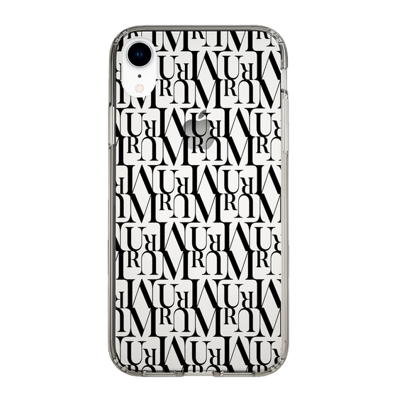 Slim Protection Case［ MURUA - Monogram - Black ］