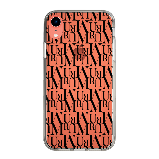 Slim Protection Case［ MURUA - Monogram - Black ］