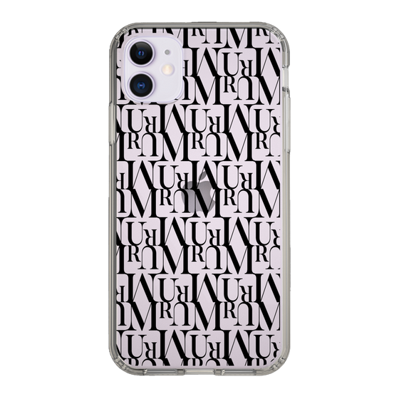 Slim Protection Case［ MURUA - Monogram - Black ］
