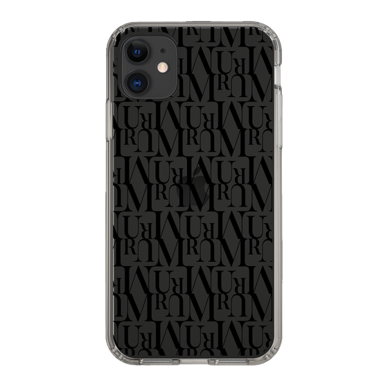 Slim Protection Case［ MURUA - Monogram - Black ］