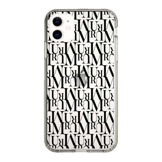 Slim Protection Case［ MURUA - Monogram - Black ］