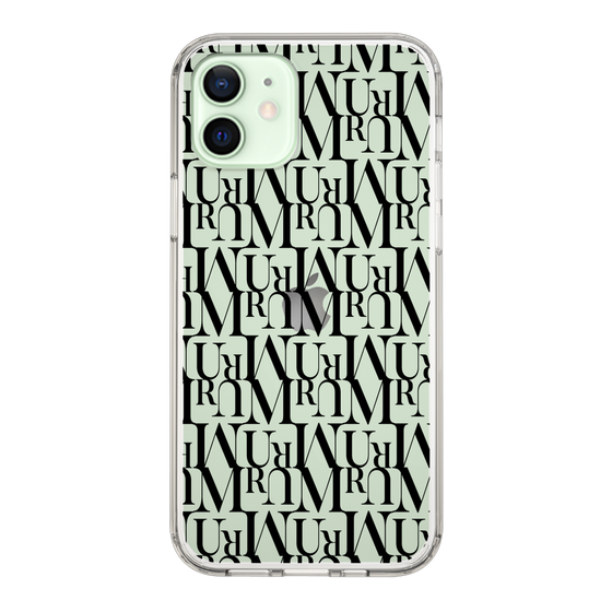 Slim Protection Case［ MURUA - Monogram - Black ］