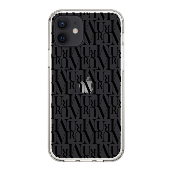 Slim Protection Case［ MURUA - Monogram - Black ］