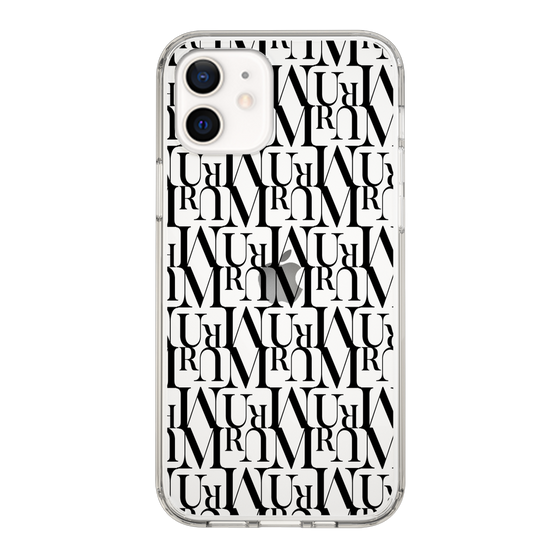 Slim Protection Case［ MURUA - Monogram - Black ］
