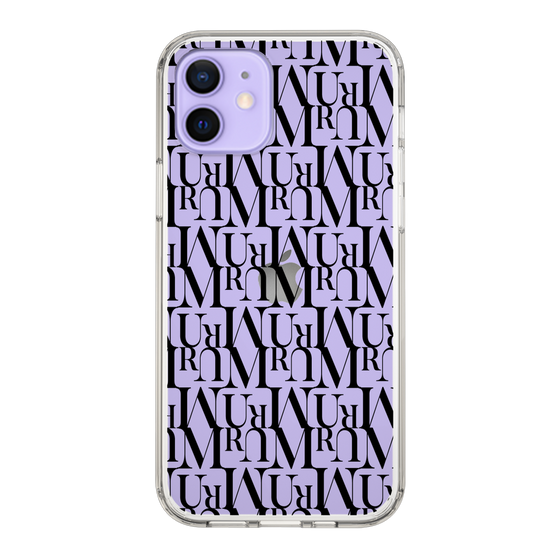 Slim Protection Case［ MURUA - Monogram - Black ］