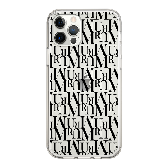 Slim Protection Case［ MURUA - Monogram - Black ］