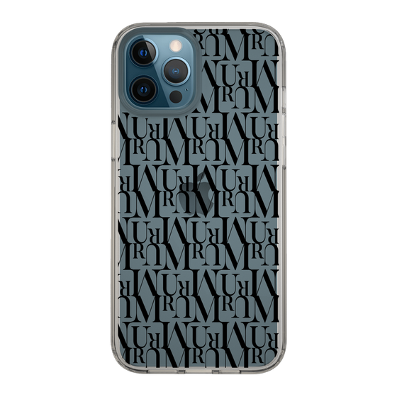 Slim Protection Case［ MURUA - Monogram - Black ］