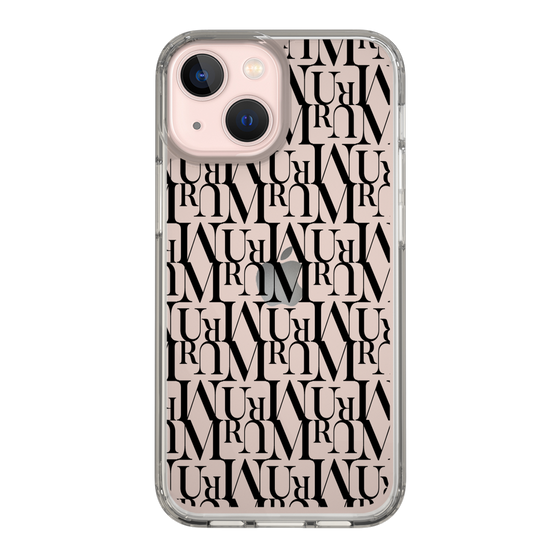 Slim Protection Case［ MURUA - Monogram - Black ］