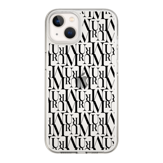Slim Protection Case［ MURUA - Monogram - Black ］