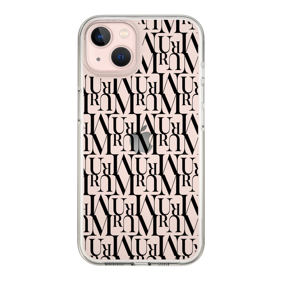 Slim Protection Case［ MURUA - Monogram - Black ］